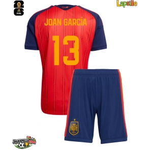 Espanja Joan Garcia #13 Kotipaita Lapsille MM-kisat 2026 Lyhythihainen (+ shortsit)
